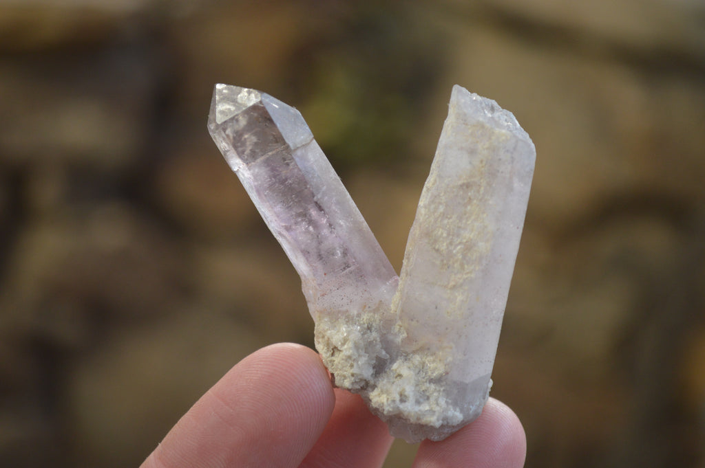 Natural Mini Amethyst Crystals  x 12 From Chiredzi, Zimbabwe - Toprock Gemstones and Minerals 