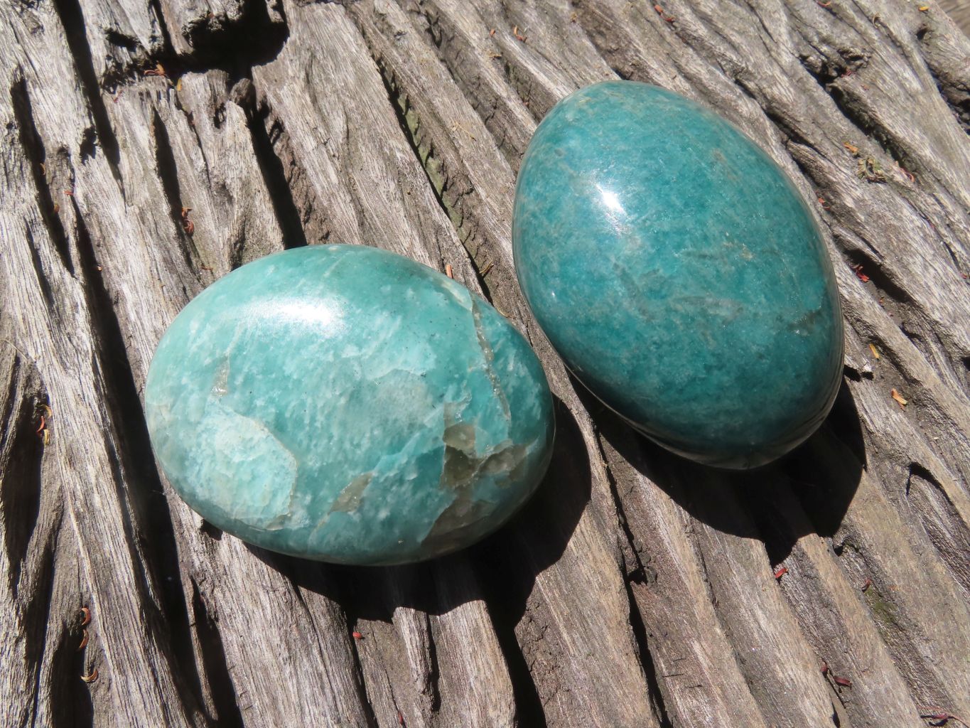 Polished Amazonite Gallets -  Sold per Kg  From Madagascar - TopRock