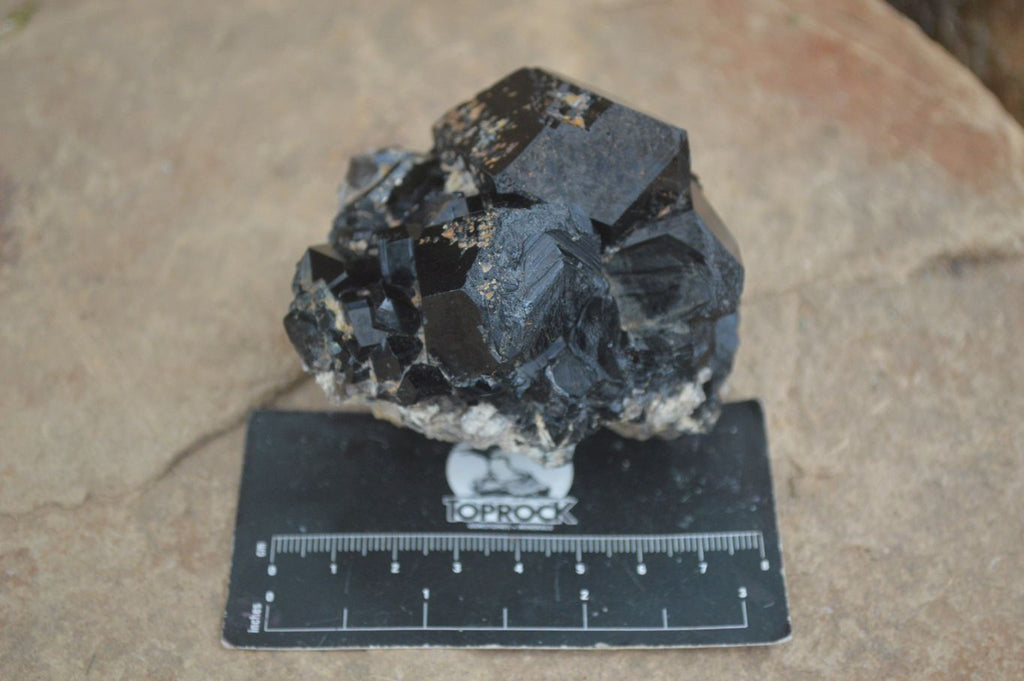Natural Schorl Black Tourmaline Specimens  x 4 From Erongo, Namibia - Toprock Gemstones and Minerals 
