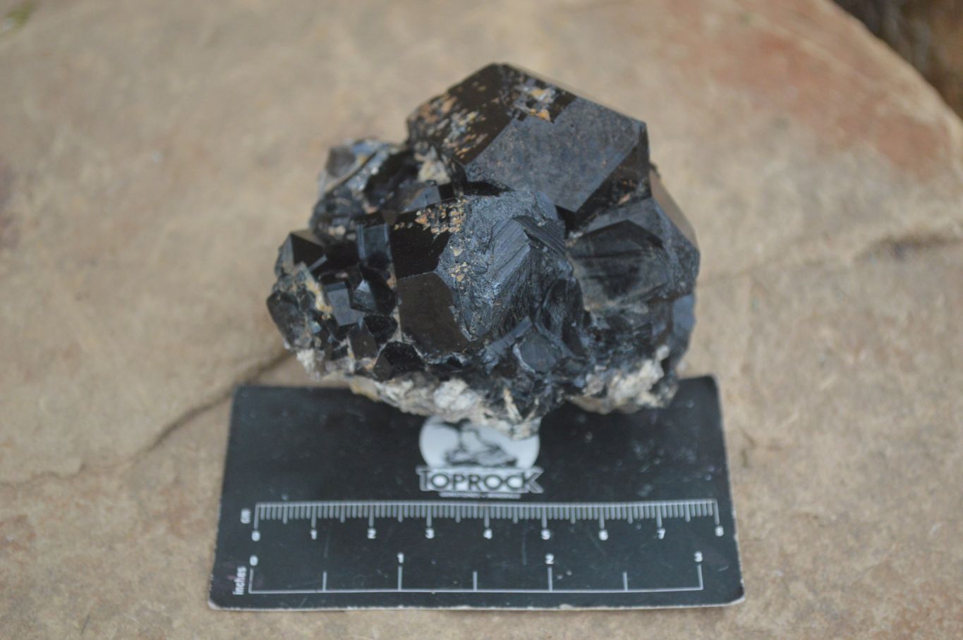 Natural Schorl Black Tourmaline Specimens  x 4 From Erongo, Namibia - Toprock Gemstones and Minerals 