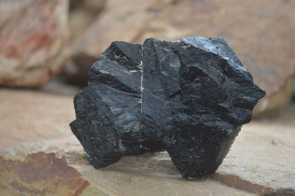 Natural Schorl Black Tourmaline Specimens  x 4 From Erongo, Namibia - Toprock Gemstones and Minerals 