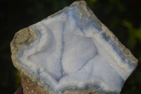 Natural Blue Lace Agate Geode Specimens  x 4 From Nsanje, Malawi - Toprock Gemstones and Minerals 