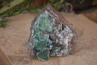 Natural Drusy Coated Ball  Malachite On Dolomite Specimens x 2 From Likasi, Congo - Toprock Gemstones and Minerals 