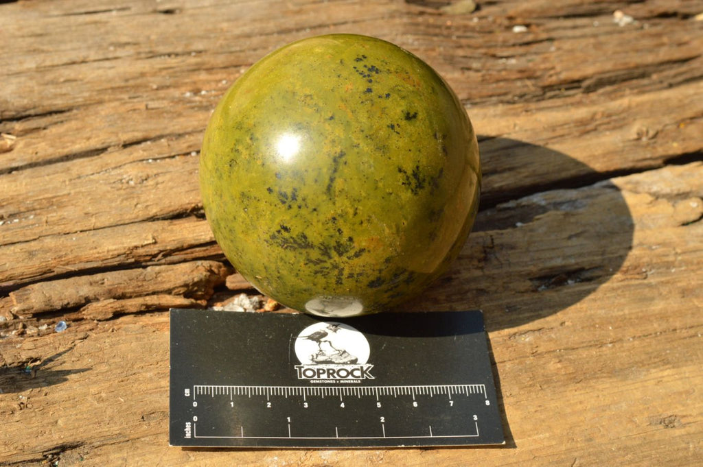 Polished Pair Of Green Opal Spheres  x 2 From Antsirabe, Madagascar - TopRock