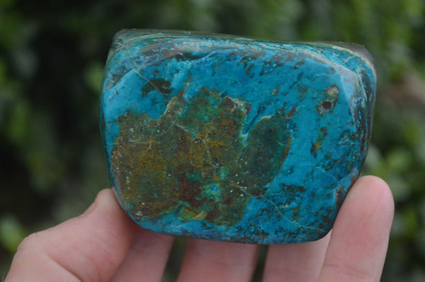 Polished Blue Shattuckite Free Forms  x 6 From Kaokoveld, Namibia - Toprock Gemstones and Minerals 