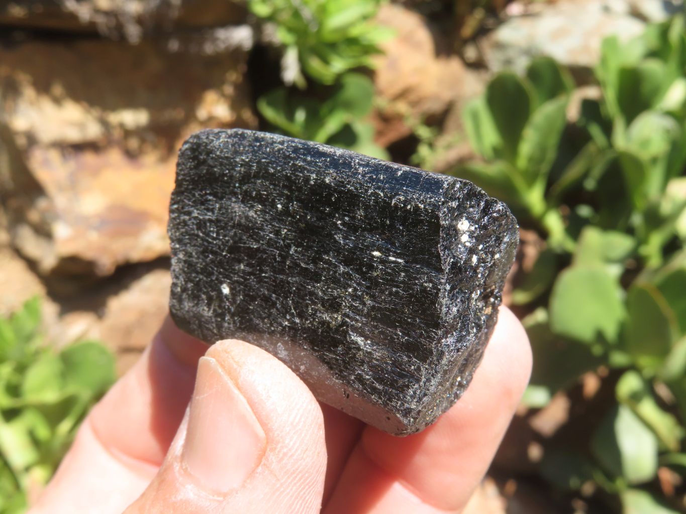 Natural Alluvial Schorl / Black Tourmaline Crystals - sold per kg - From Zimbabwe - TopRock