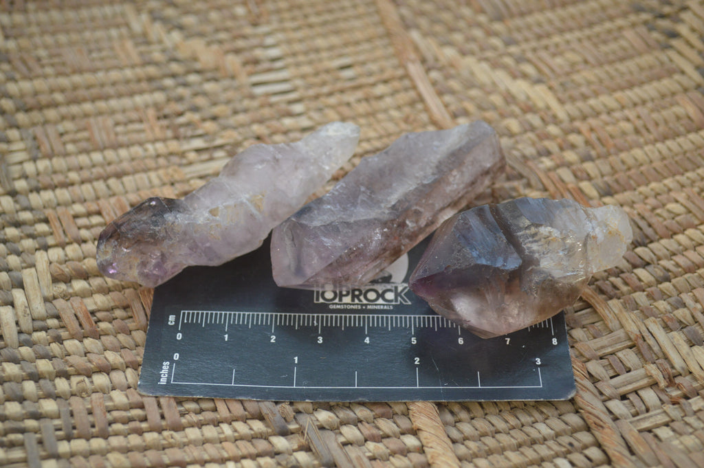 Natural Mini Amethyst Crystals  x 12 From Chiredzi, Zimbabwe - Toprock Gemstones and Minerals 