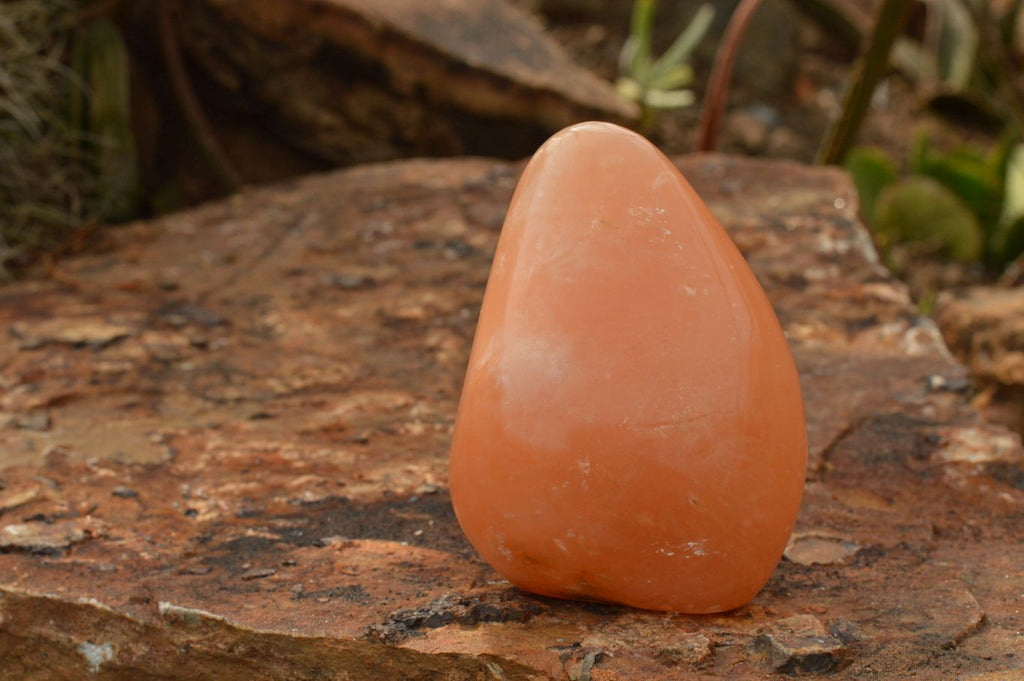 Polished Orange Twist Calcite Standing Free Forms  x 4 From Madagascar - TopRock