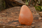Polished Orange Twist Calcite Standing Free Forms  x 4 From Madagascar - TopRock