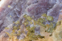 Polished Rare Anhydrite Display Piece With Chrome Diopside x 1 From Tulear, Madagascar - Toprock Gemstones and Minerals 