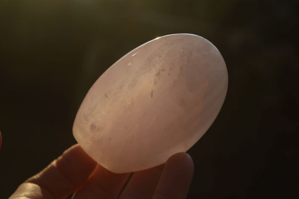 Polished Pink Rose Quartz Standing Free Forms x 6 From Antsirabe, Madagascar - Toprock Gemstones and Minerals 