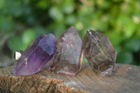 Natural Single Smokey Amethyst Crystals  x 35 From Chiredzi, Zimbabwe - Toprock Gemstones and Minerals 
