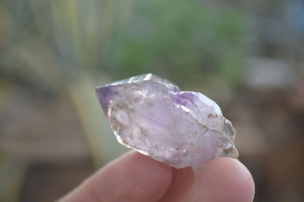 Natural Single Window Amethyst Crystals  x 12 From Chiredzi, Zimbabwe - Toprock Gemstones and Minerals 