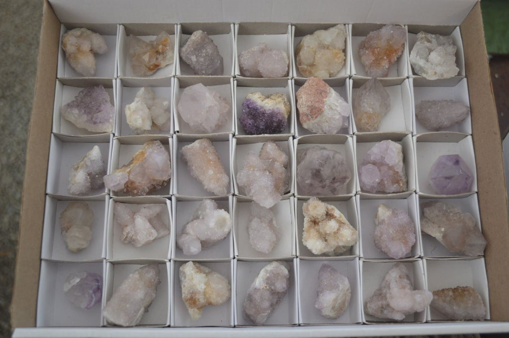 Natural Small Mixed Spirit Quartz Specimens  x 35 From Boekenhouthoek, South Africa - Toprock Gemstones and Minerals 