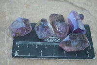 Natural Single Smokey Amethyst Crystals  x 35 From Chiredzi, Zimbabwe - Toprock Gemstones and Minerals 