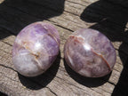 Polished Chevron Amethyst - Medium/Large sized Gallet/Palm Stones sold per kg - From Madagascar - TopRock