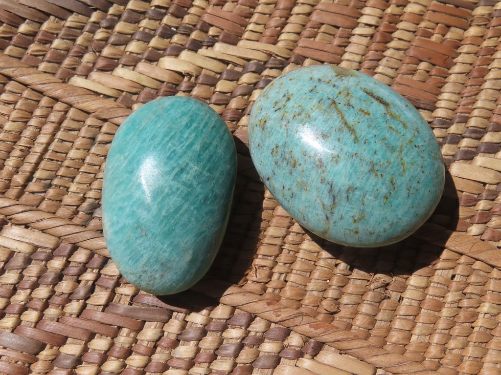 Polished Amazonite Gallets -  Sold per Kg  From Madagascar - TopRock