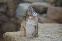 Polished Rare Small Inclusion Quartz Points x 6 From Madagascar - Toprock Gemstones and Minerals 