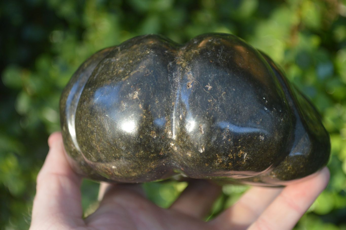 Polished Serpentine Pumpkin Carving x 1 From Zimbabwe - Toprock Gemstones and Minerals 
