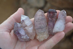 Natural Single Window Amethyst Crystals  x 12 From Chiredzi, Zimbabwe - Toprock Gemstones and Minerals 