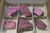 Natural Pink Salrose Cobaltion Dolomite Specimens  x 6 From Kakanda, Congo - Toprock Gemstones and Minerals 
