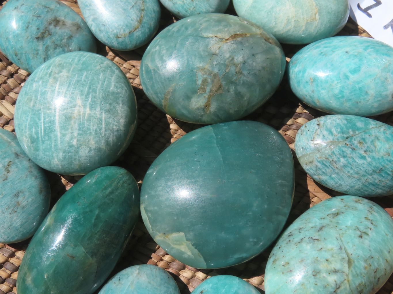 Polished Amazonite Gallets -  Sold per Kg  From Madagascar - TopRock