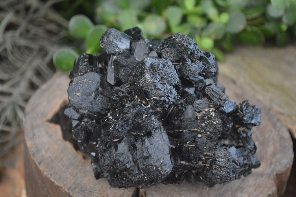 Natural Schorl Black Tourmaline Specimens  x 4 From Erongo, Namibia - Toprock Gemstones and Minerals 