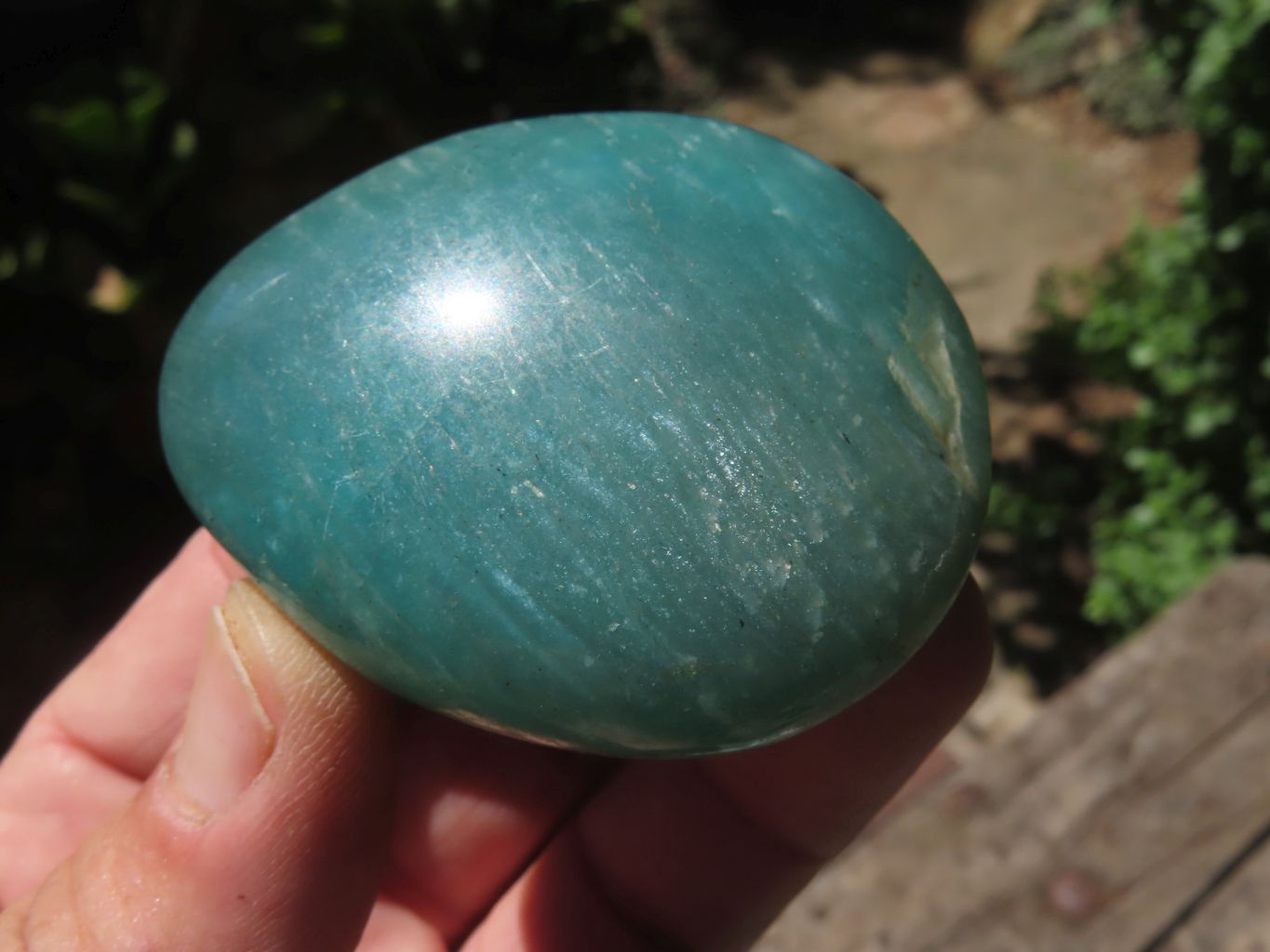 Polished Amazonite Gallets -  Sold per Kg  From Madagascar - TopRock