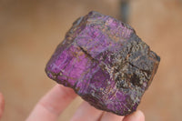 Natural Metallic Purpurite Cobbed Specimens x 18 From Erongo, Namibia - Toprock Gemstones and Minerals 