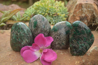Polished Emerald In Matrix Standing Free Forms x 4 From Sandawana, Zimbabwe - TopRock