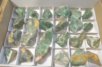 Natural Rough Jade Cobbed Specimens x 24 From Swaziland