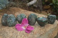 Polished Emerald In Matrix Standing Free Forms x 6 From Sandawana, Zimbabwe - TopRock
