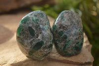 Polished Emerald In Matrix Standing Free Forms x 6 From Sandawana, Zimbabwe - TopRock