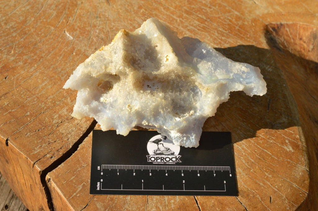 Natural Etched Blue Chalcedony Agate Specimens  x 6 From Nsanje, Malawi - TopRock