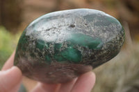 Polished Emerald In Matrix Standing Free Forms x 4 From Sandawana, Zimbabwe - TopRock