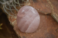 Polished Gemmy Pink Rose Quartz Standing Free Forms  x 3 From Ambatondrazaka, Madagascar - TopRock