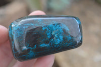 Polished Blue Shattuckite Free Forms  x 6 From Kaokoveld, Namibia - Toprock Gemstones and Minerals 