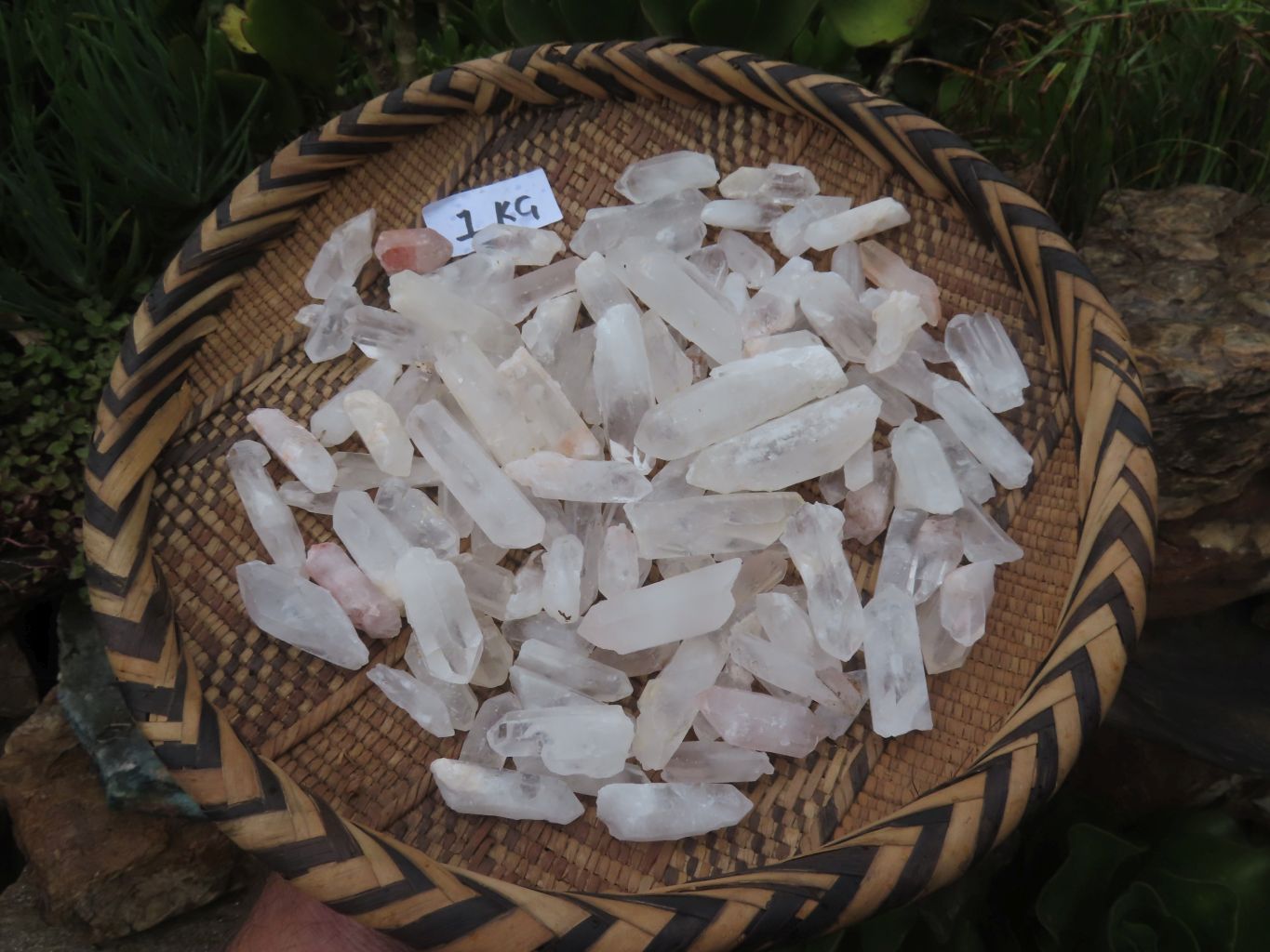 Natural Mine Run Optic to Semi Optic Larger Quartz Crystals - sold per kg - From Madagascar - TopRock