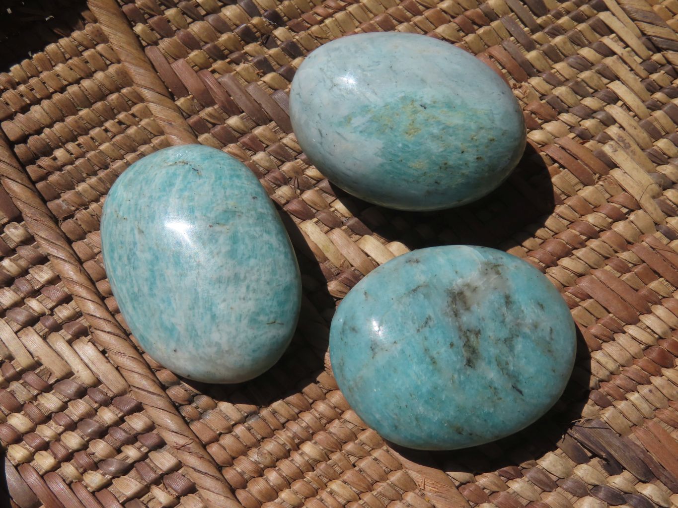 Polished Amazonite Gallets -  Sold per Kg  From Madagascar - TopRock