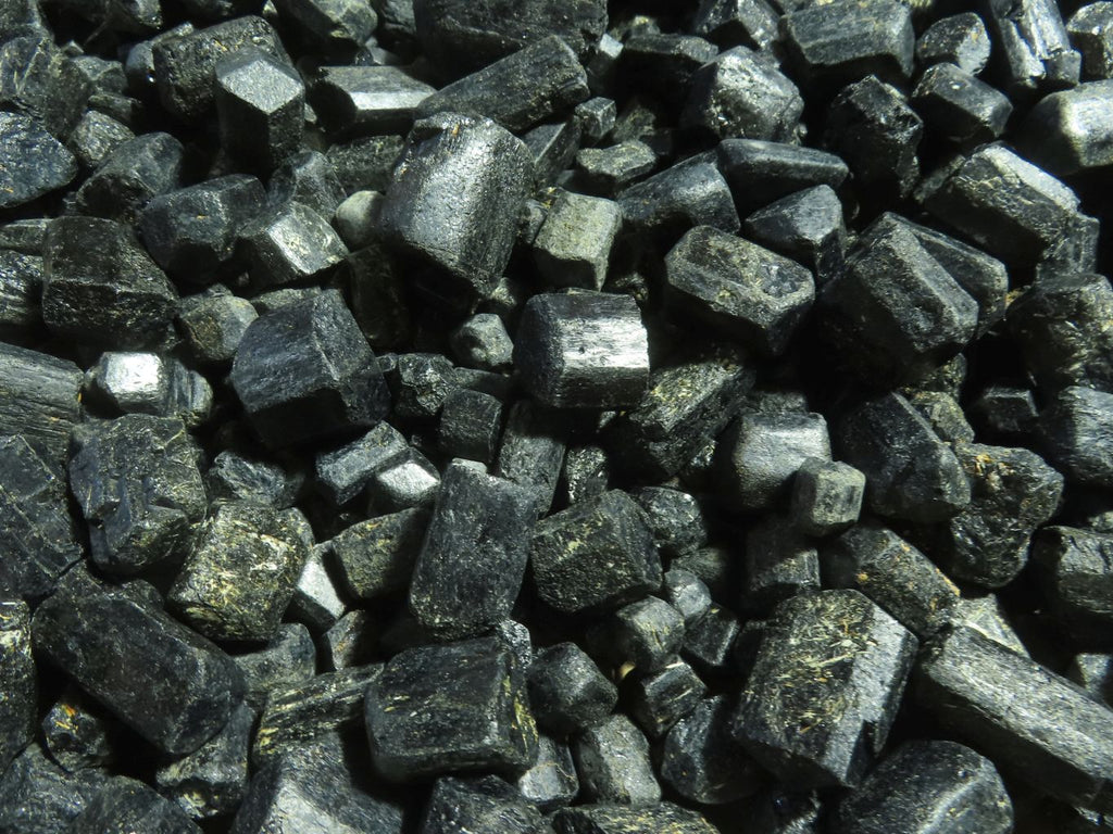 Natural Alluvial Schorl / Black Tourmaline Crystals - sold per kg - From Zimbabwe - TopRock