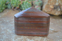 Polished Banded Iron Stone Points  x 3 From Prieska, Northern Cape - Toprock Gemstones and Minerals 