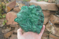 Natural Large Botryoidal Crystalline Malachite Specimen  x 1 From Congo - Toprock Gemstones and Minerals 