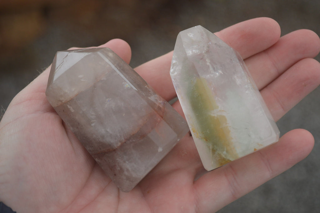Polished Lovely Mixed Selection Of Quartz Points  x 6 From Madagascar - TopRock