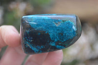 Polished Blue Shattuckite Free Forms  x 6 From Kaokoveld, Namibia - Toprock Gemstones and Minerals 