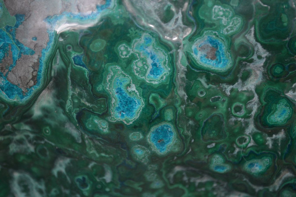 Polished Extra Large Malacholla Plate Specimen x 1 From Kulukuluku, Congo - Toprock Gemstones and Minerals 