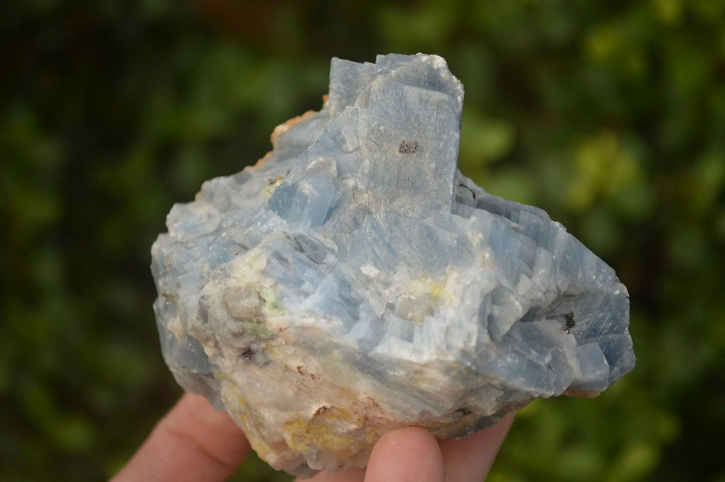 Natural New Sky Blue Calcite Specimens  x 15 From Spitzkop, Namibia - Toprock Gemstones and Minerals 