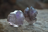 Natural Smokey Skeletal Amethyst Crystals  x 6 From Chiredzi, Zimbabwe - Toprock Gemstones and Minerals 