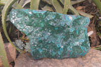 Polished Extra Large Malacholla Plate Specimen x 1 From Kulukuluku, Congo - Toprock Gemstones and Minerals 