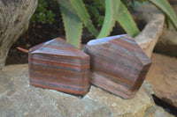 Polished Banded Iron Stone Points  x 3 From Prieska, Northern Cape - Toprock Gemstones and Minerals 