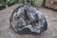 Natural Mixed Brandberg Quartz Matrix Specimens x 2 From Brandberg, Namibia - Toprock Gemstones and Minerals 